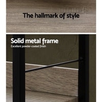 Book Shelf Display Shelves Corner Wall Wood Metal Stand Hollow Storage