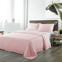 Bamboo Blended Sheet & Pillowcases Set 1000TC Ultra Soft Bedding Bubble Bath King