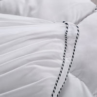 1000GSM Luxury Bamboo Fabric Gusset Mattress Pad Topper Cover - White King