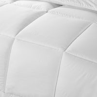 800GSM Quilt Down Alternative Doona Duvet Cotton Cover Hotel Grade - White Queen