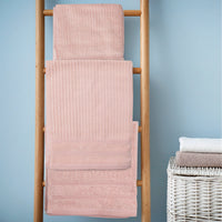 Eden Egyptian Cotton 600GSM 8 Piece Luxury Bath Towels Set - Blush