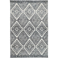Alayah Diamond Anthracite Rug 160x230 cm