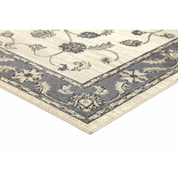 Arya Cream Grey Oriental Rug 160x220 cm