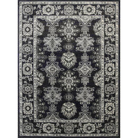 Arya Traditional Navy Grey Rug 200x290 cm