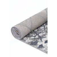 Yuzil Blue Abstract Rug 160x230cm