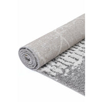Yuzil Grey Abstract Rug 280x380cm