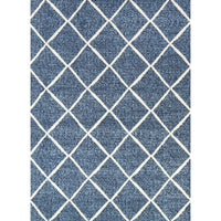 Allure Cross Diamond Blue Cream Rug 240x330 cm