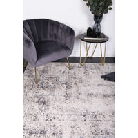 Amelia Beige Grey Contemporary Rug 80x300 cm