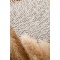 Leilani Plush Diamond Grey Rug 160x230cm