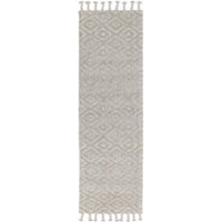 Leilani Plush Diamond Grey Rug 80x300cm