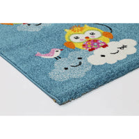 Nova Kids Blue Owl Balloon Rug 120x170 cm