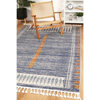 Pasto Tribal Blue Rug 200x290cm
