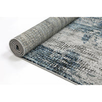 Roman Mosaic Modern Grey Turquoise Rug 200x290 cm