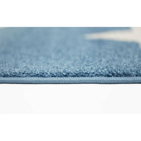 Piccolo Blue and White Stars Kids Rug 120x170cm