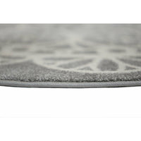 Piccolo Grey and White Doily Kids Rug 133x133cm Round
