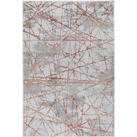 Isaiah Geometric Rust Rug 120x170cm