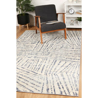 Palermo Vallo Grey Blue Rug 300x400cm