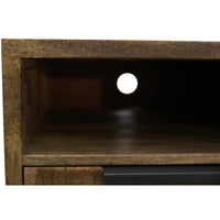 Begonia Entertainment TV Unit 150cm 3 Drawer Mango Wood Unique Furniture