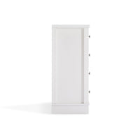 White Coastal Style Chest of Drawers Tallboy