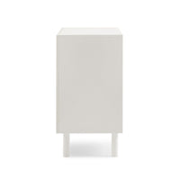 Kailua Rattan 2-Door Accent Cabinet in White