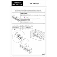 Entertainment Unit With Storage - Oak