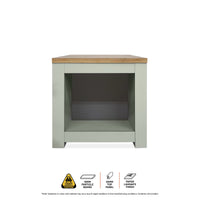 Home Master Winchester Two Tone Side Table Stylish Flawless Design 44 x 48cm
