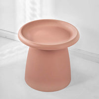 Coffee Table Mushroom Nordic Round Small Side Table 50CM Pink