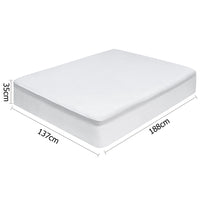 Double Size Waterproof Bamboo Mattress Protector