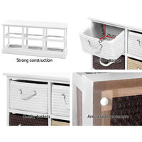 Storage Bench / Shoe Organizer - 6 Drawers