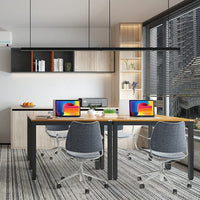 Sturdy and Heavy Duty Foldable Office Computer Desk (Teak, 101cm)