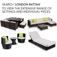 1pc Sofa Outdoor Furniture Wicker Lounge Corner Garden Chair