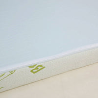 Cool Gel Memory Foam Mattress Topper Bamboo Fabric Cover Double