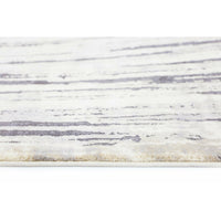 Alyssum Grey Beige Textured Swirl Rug 240x330 cm