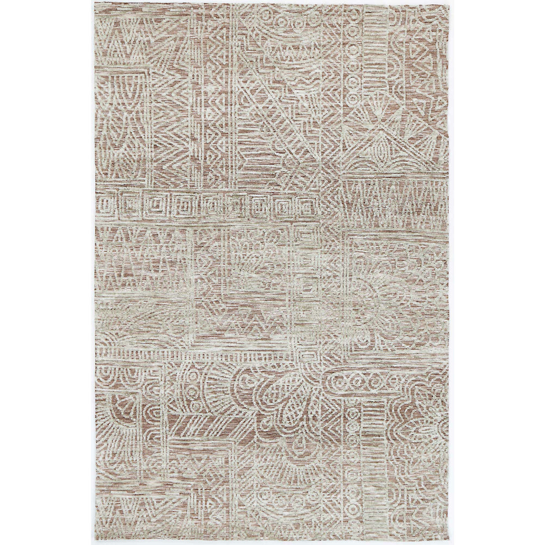 Alayah Rust Flower Rug 160x230 cm