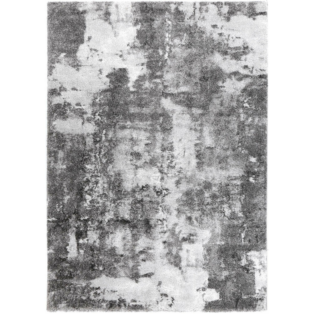 Yuzil White Grey Abstract Rug 160x230cm