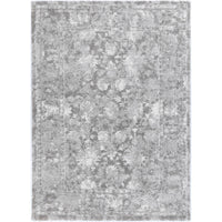 Yuzil Grey Floral Rug 160x230cm