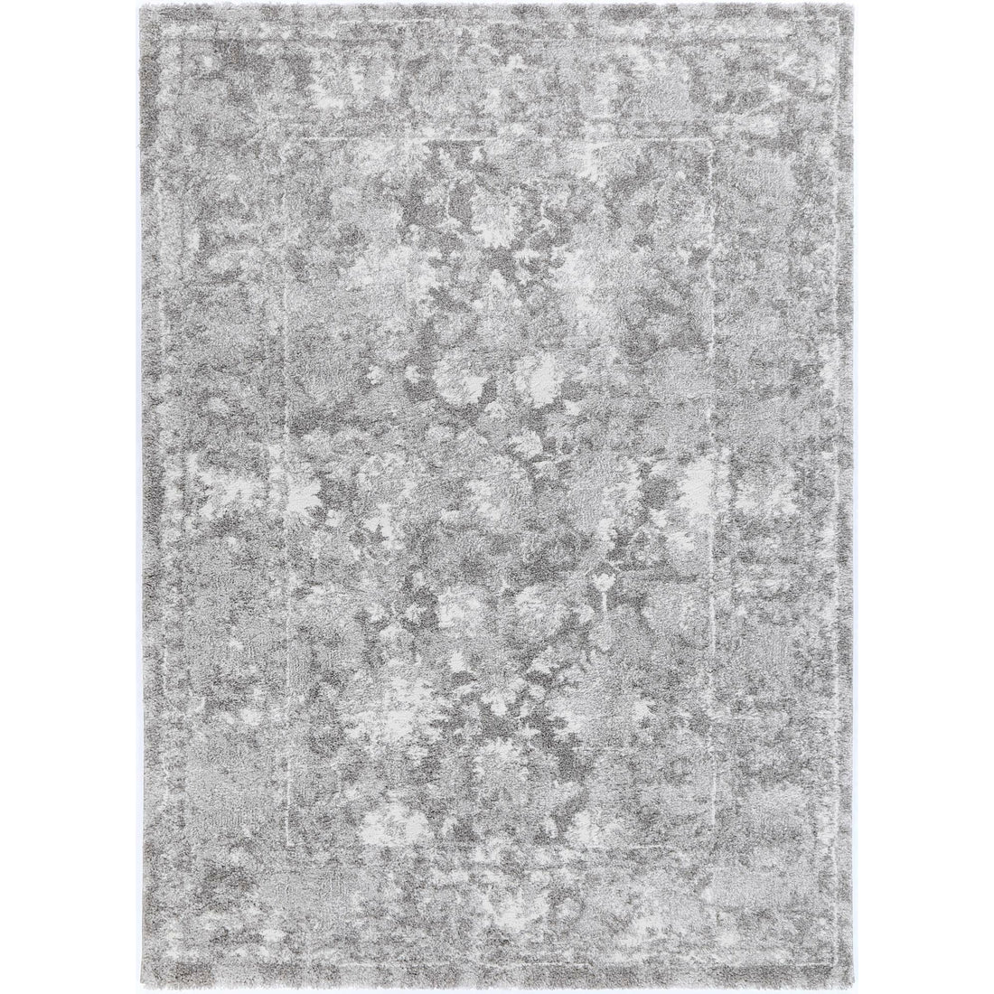 Yuzil Grey Floral Rug 200x290cm