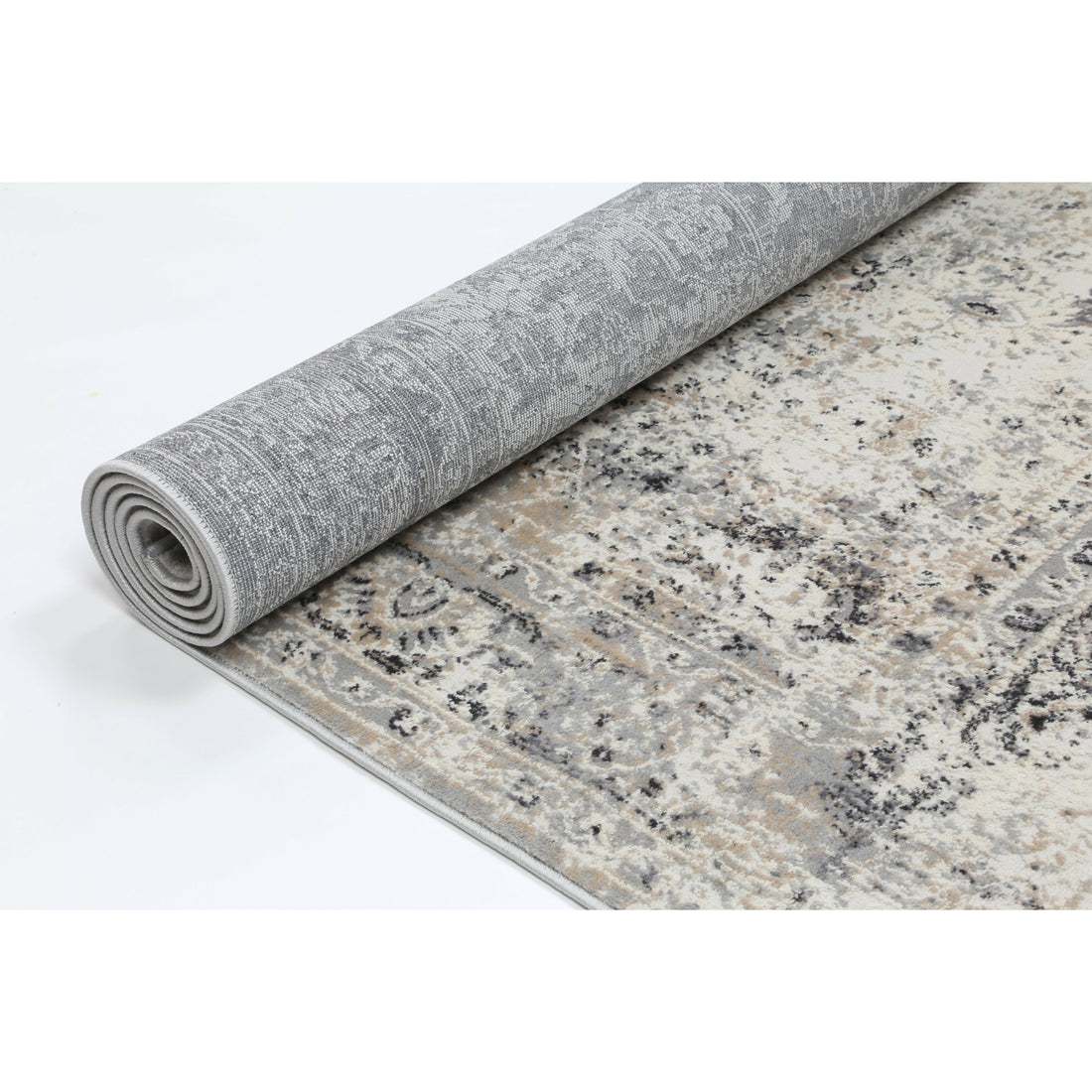 Amelia Beige Grey Contemporary Rug 240x330 cm