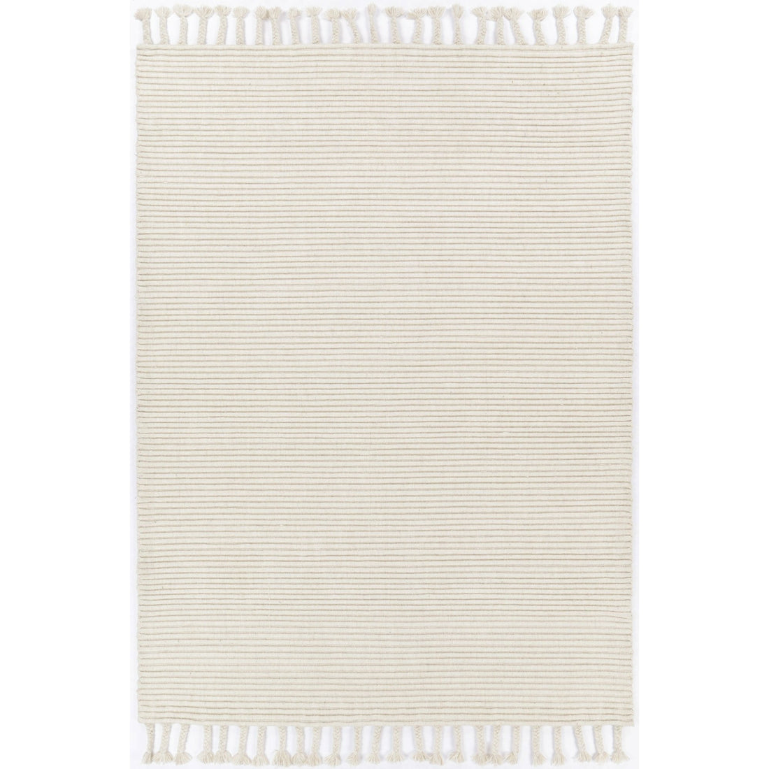 Leilani Modern Wool Cream Rug 200x290cm