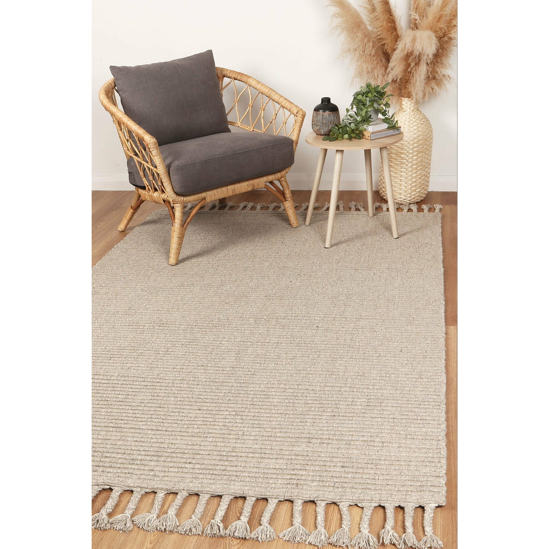 Leilani Modern Wool Ash Rug 240x330cm