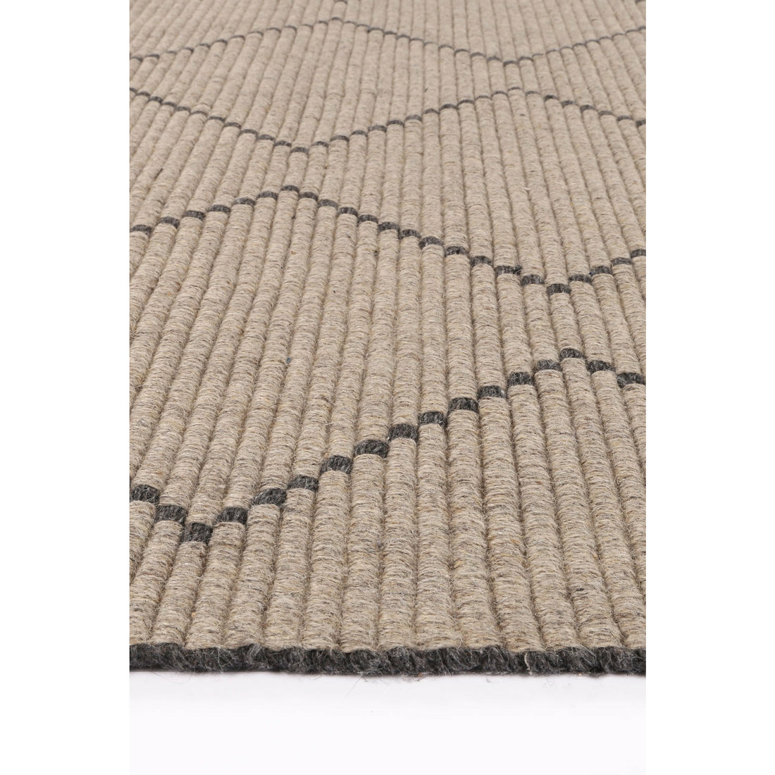 Leilani Diamond Tassel Ash Rug 300x400cm