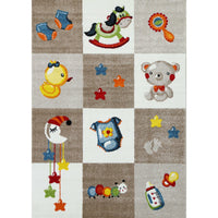 Nova Kids Beige Boxy Rug 160x230 cm