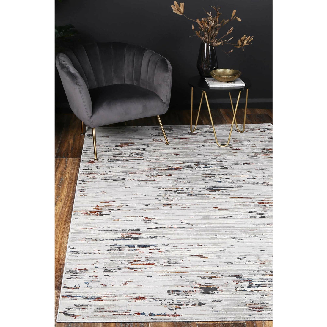 Isaiah Soft Multi Abstract Rug 120x170cm