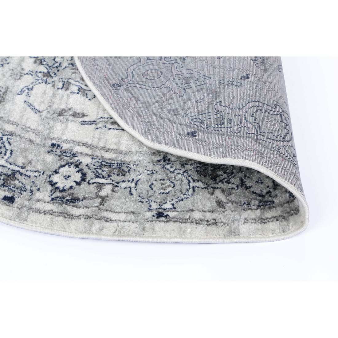 Ligures Grey White Rug 240X330cm