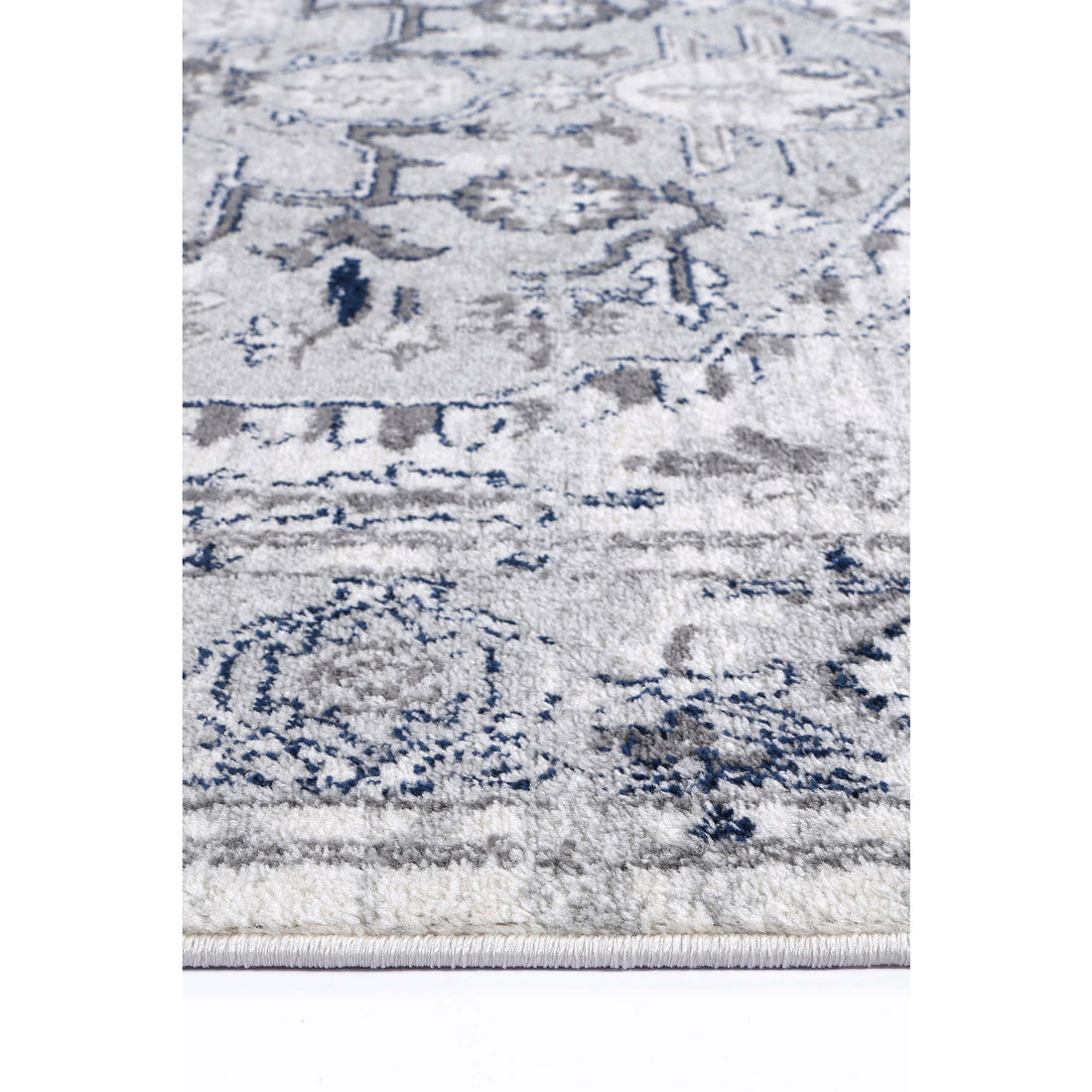 Ligures Grey White Rug 280X380cm