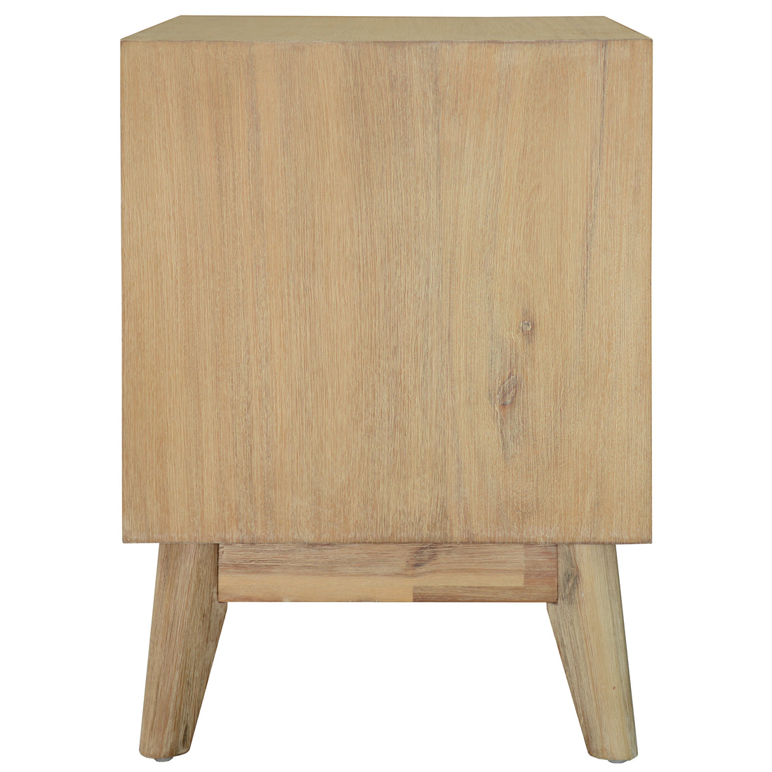 Grevillea Bedside Table Drawer Storage Cabinet Shelf Side End Table - Brown