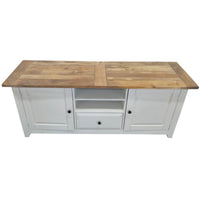 Lavasa Entertainment TV Unit 160cm 2 Door Mango Wood Farmhouse Furniture