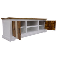 Orville Entertainment TV Unit 180cm 2 Door Solid Acacia Timber - Multi Color
