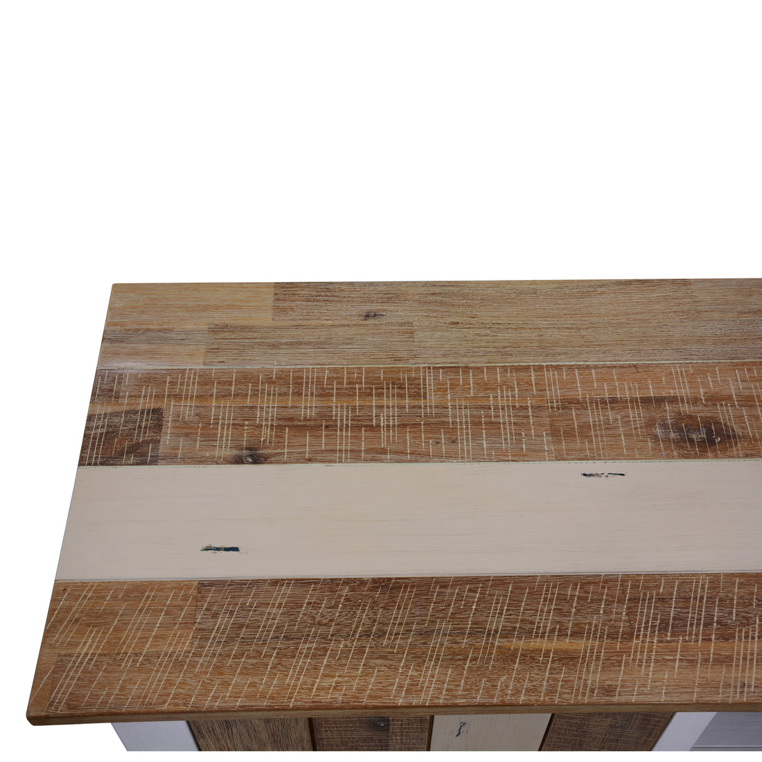 Orville Entertainment TV Unit 214cm 2 Door Solid Acacia Timber - Multi Color