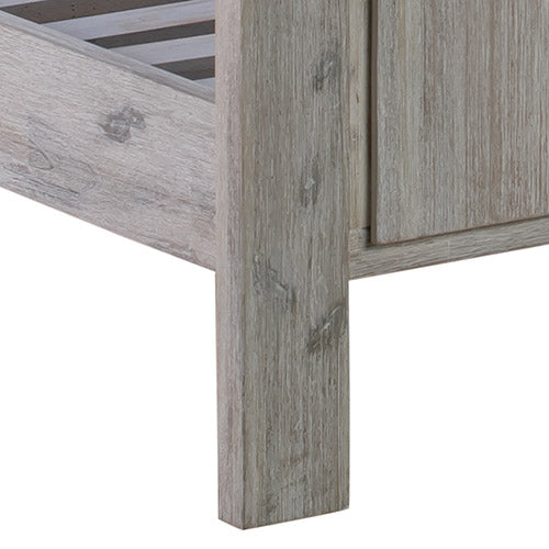 Acacia Ash Wood Bed Frame - King